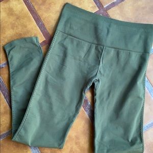Free People Movement Green Leggings
